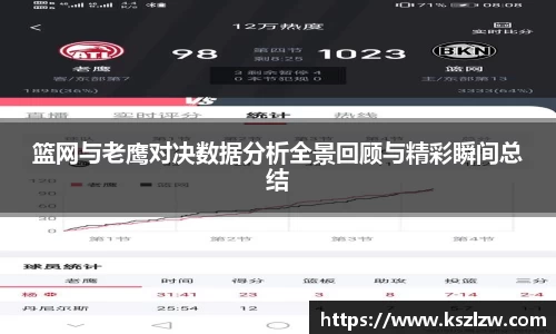 篮网与老鹰对决数据分析全景回顾与精彩瞬间总结